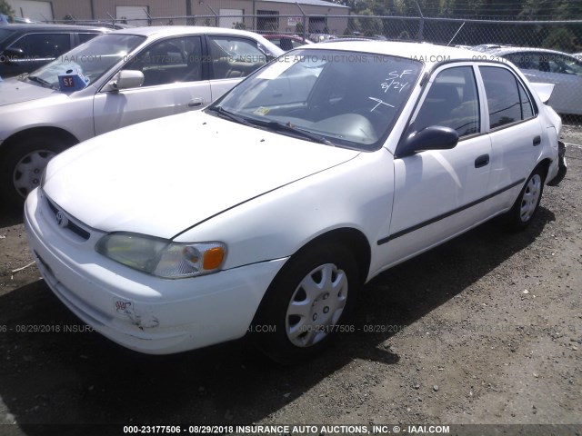 1NXBR12E8YZ388804 - 2000 TOYOTA COROLLA VE/CE/LE 白色 照片 2