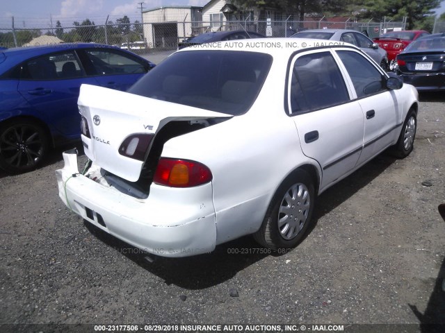 1NXBR12E8YZ388804 - 2000 TOYOTA COROLLA VE/CE/LE 白色 照片 4