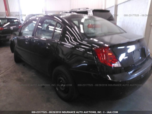 1G8AJ52F95Z105326 - 2005 SATURN ION LEVEL 2 黑色 照片 3