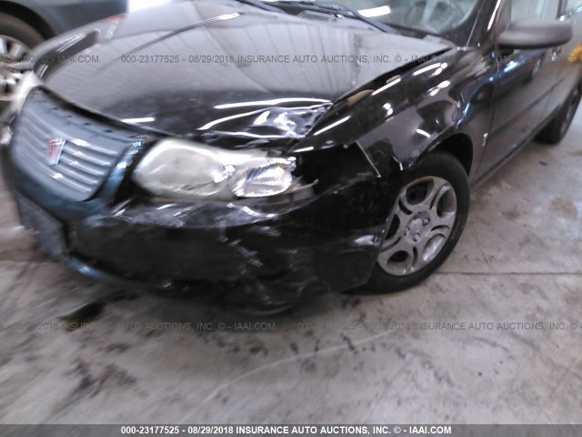 1G8AJ52F95Z105326 - 2005 SATURN ION LEVEL 2 黑色 照片 6