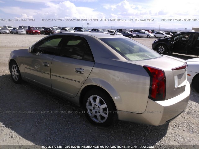 1G6DM56T950210708 - 2005 CADILLAC CTS GOLD photo 3