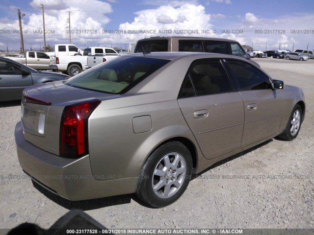 1G6DM56T950210708 - 2005 CADILLAC CTS GOLD photo 4