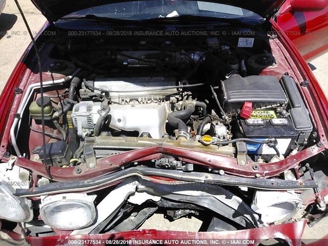 JT5FG02T4X0052671 - 1999 TOYOTA CELICA GT RED photo 10