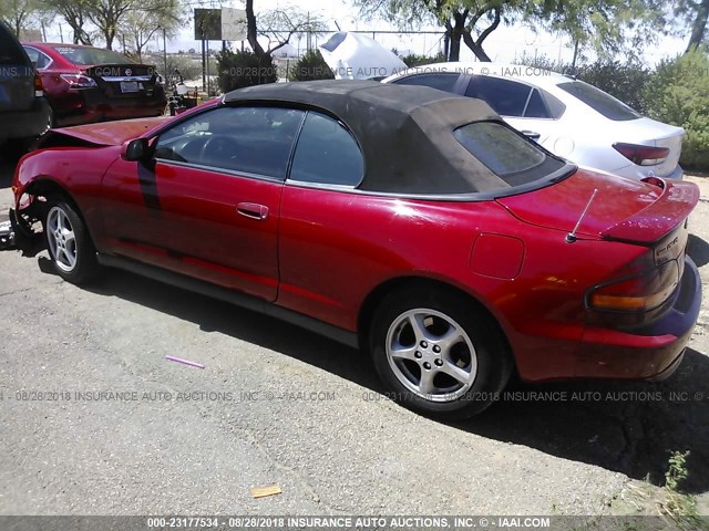 JT5FG02T4X0052671 - 1999 TOYOTA CELICA GT RED photo 3