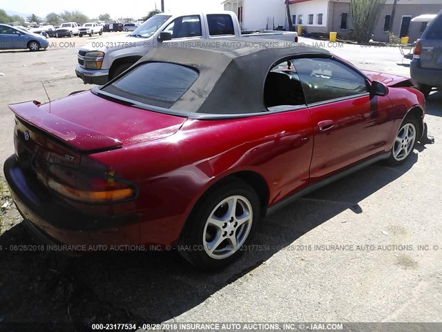 JT5FG02T4X0052671 - 1999 TOYOTA CELICA GT RED photo 4