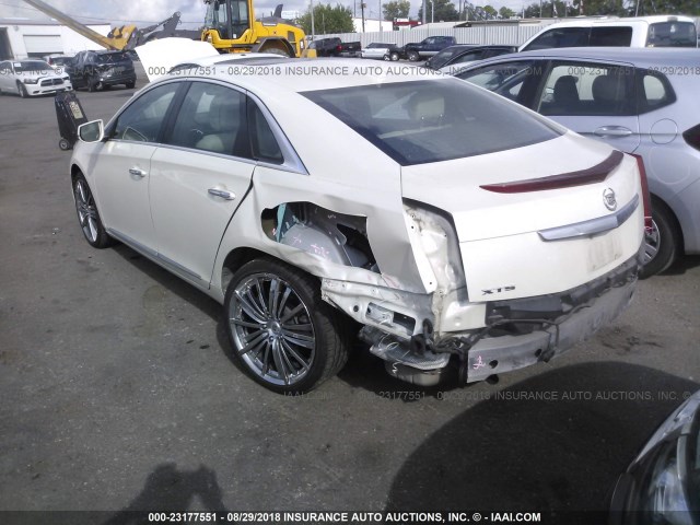 2G61P5S39D9120592 - 2013 CADILLAC XTS LUXURY COLLECTION WHITE photo 3