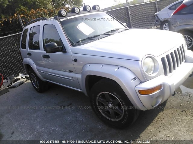 1J4GL38K22W366002 - 2002 JEEP LIBERTY RENEGADE SILVER photo 1