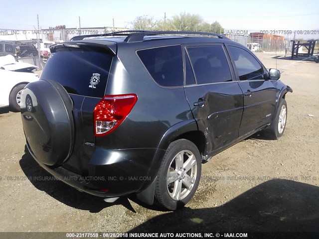 JTMBK32V976022468 - 2007 TOYOTA RAV4 SPORT GRAY photo 4