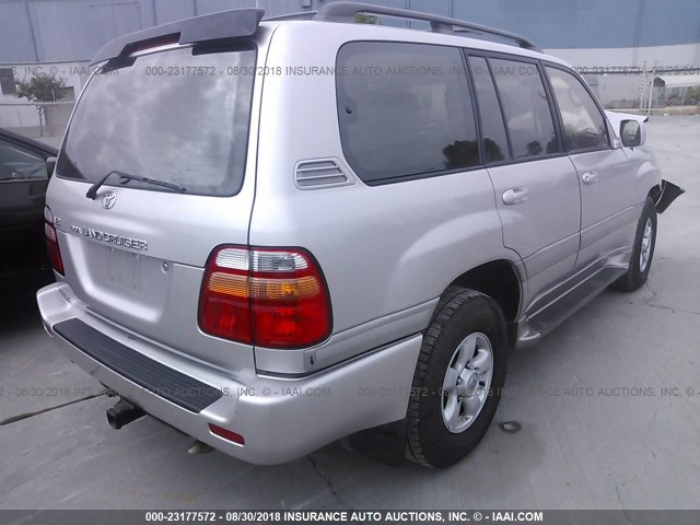 JT3HT05J2Y0108647 - 2000 TOYOTA LAND CRUISER  BEIGE photo 4