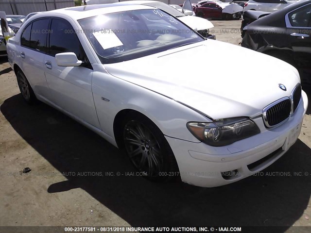 WBAHL83516DT06865 - 2006 BMW 750 I WHITE photo 1