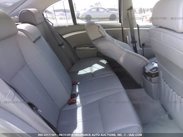 WBAHL83516DT06865 - 2006 BMW 750 I WHITE photo 8