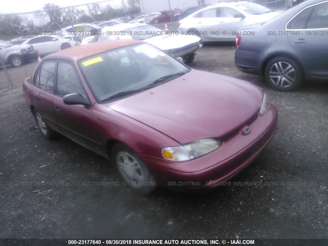 1Y1SK5281WZ418408 - 1998 CHEVROLET GEO PRIZM LSI BURGUNDY photo 1