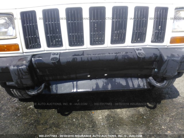 1J4FF68S6XL597272 - 1999 JEEP CHEROKEE SPORT/CLASSIC Biały zdjęcie 6