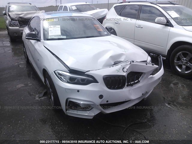WBA1J7C58EV253365 - 2014 BMW M235I WHITE photo 6