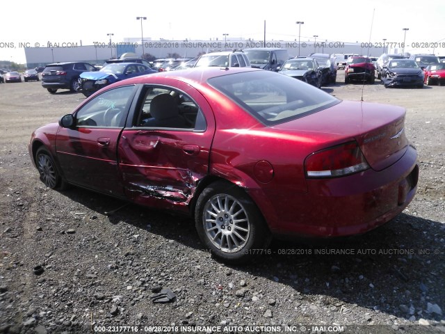 1C3EL56R76N248374 - 2006 CHRYSLER SEBRING TOURING RED photo 3