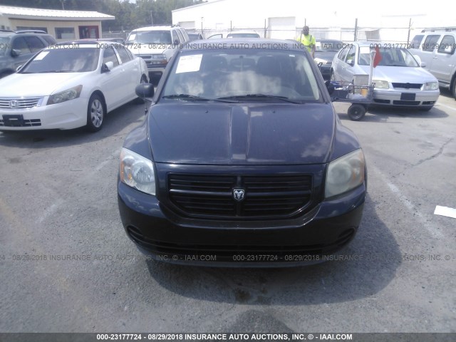 1B3HB28C79D104774 - 2009 DODGE CALIBER SE BLACK photo 6