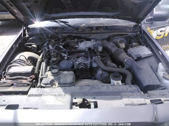 2FAHP71V39X132076 - 2009 FORD CROWN VICTORIA POLICE INTERCEPTOR GRAY photo 10