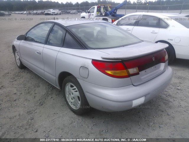 1G8ZR127XYZ192204 - 2000 SATURN SC2 SILVER photo 3