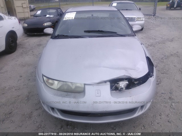 1G8ZR127XYZ192204 - 2000 SATURN SC2 SILVER photo 6