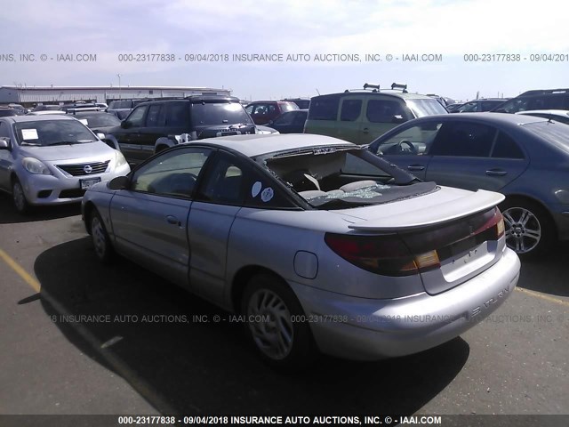 1G8ZR1279XZ355584 - 1999 SATURN SC2 GRAY photo 3