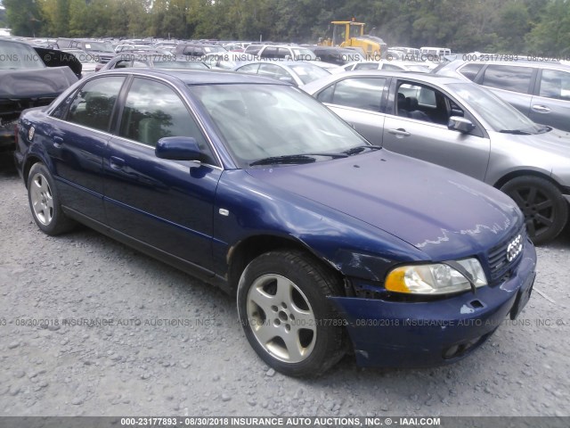 WAUDH68D41A094591 - 2001 AUDI A4 2.8 QUATTRO BLUE photo 1