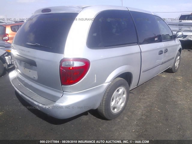 1D8GP24393B191616 - 2003 DODGE GRAND CARAVAN SE SILVER photo 4