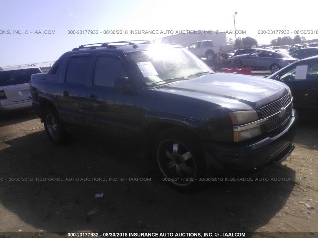 3GNEC12Z25G155335 - 2005 CHEVROLET AVALANCHE C1500 BLUE photo 1