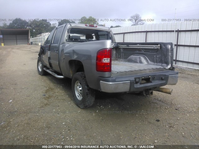 1GCHC236X8F171823 - 2008 CHEVROLET SILVERADO C2500 HEAVY DUTY GRAY photo 3