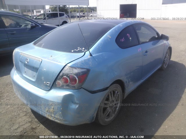 JTKDE167480222431 - 2008 TOYOTA SCION TC 蓝色 照片 4