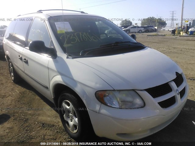 1D4GP24313B209138 - 2003 DODGE GRAND CARAVAN SE WHITE photo 1