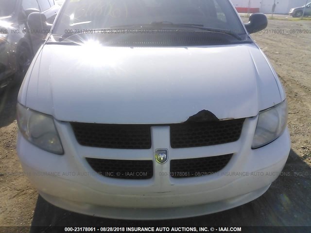 1D4GP24313B209138 - 2003 DODGE GRAND CARAVAN SE WHITE photo 6