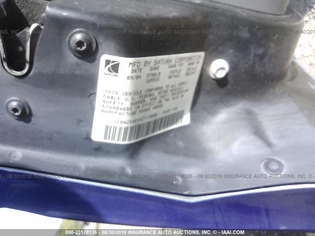 1G8AJ55F56Z182112 - 2006 SATURN ION LEVEL 2 蓝色 照片 9