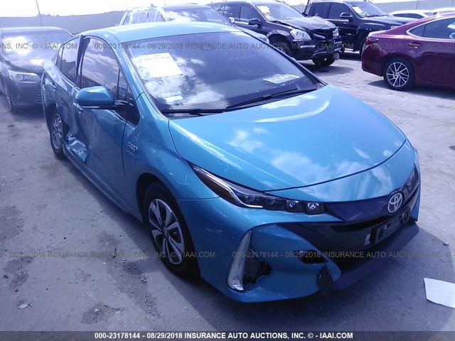 JTDKARFP8H3015550 - 2017 TOYOTA PRIUS PRIME  蓝色 照片 1