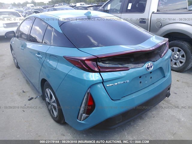 JTDKARFP8H3015550 - 2017 TOYOTA PRIUS PRIME  蓝色 照片 3