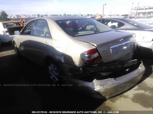 4T1BE32K44U894461 - 2004 TOYOTA CAMRY LE/XLE/SE Qızıl foto 3