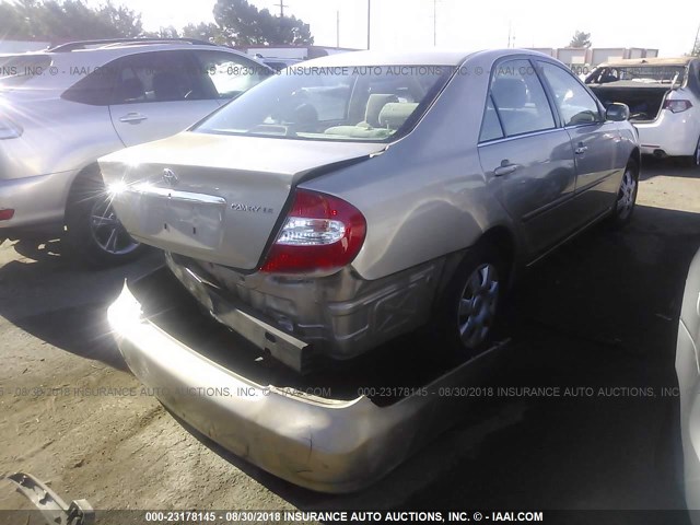 4T1BE32K44U894461 - 2004 TOYOTA CAMRY LE/XLE/SE Qızıl foto 4