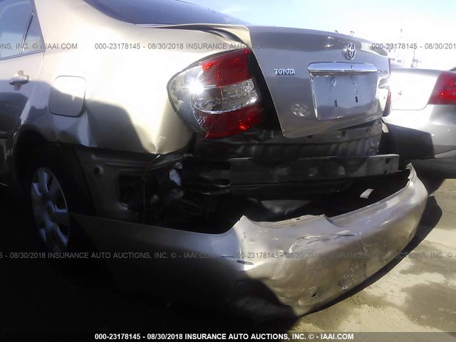 4T1BE32K44U894461 - 2004 TOYOTA CAMRY LE/XLE/SE Qızıl foto 6