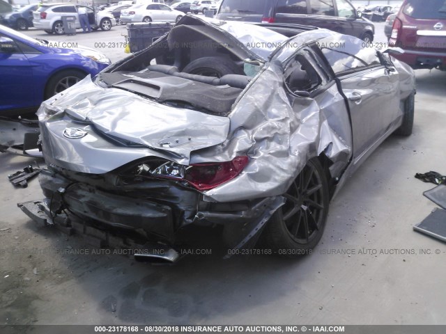 KMHHU6KH6BU061518 - 2011 HYUNDAI GENESIS COUPE 3.8L GRAY photo 4