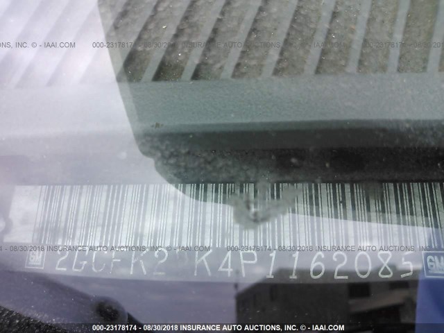 2GCFK29K4P1162085 - 1993 CHEVROLET GMT-400 K2500 GRAY photo 9