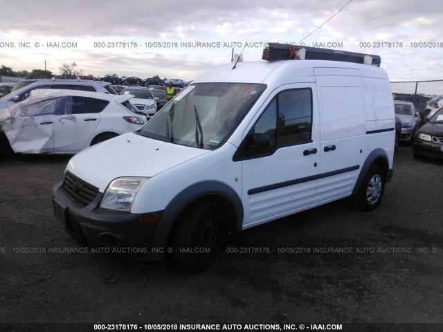 NM0LS7AN4DT149555 - 2013 FORD TRANSIT CONNECT XL WHITE photo 2