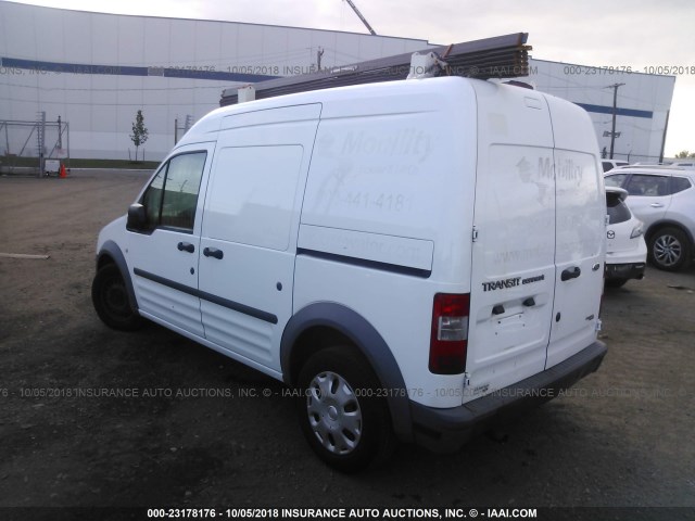 NM0LS7AN4DT149555 - 2013 FORD TRANSIT CONNECT XL WHITE photo 3
