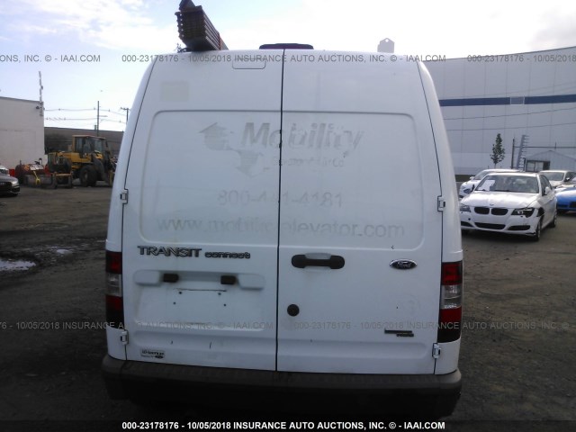 NM0LS7AN4DT149555 - 2013 FORD TRANSIT CONNECT XL WHITE photo 6