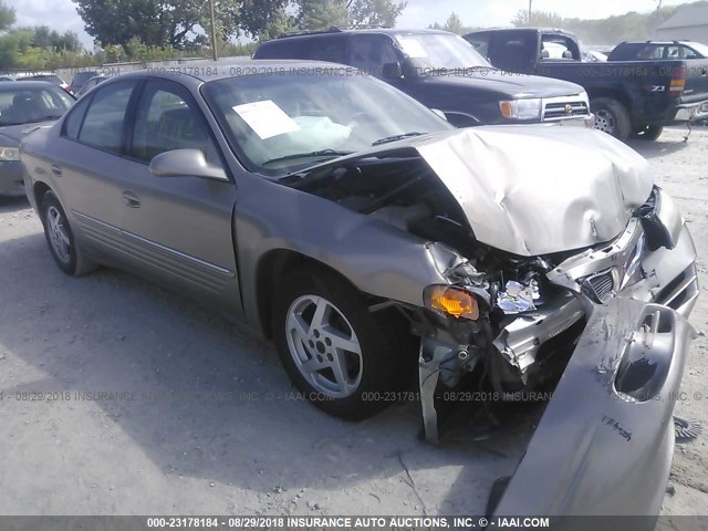 1G2HX52K834110421 - 2003 PONTIAC BONNEVILLE SE Dark Brown photo 1