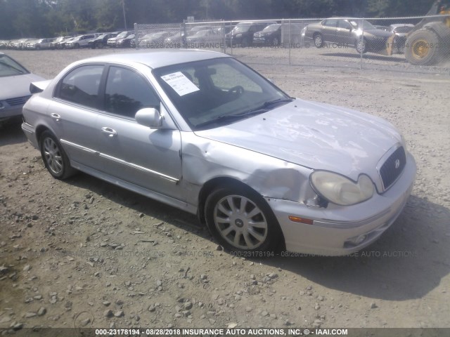 KMHWF35H03A822302 - 2003 HYUNDAI SONATA GLS/LX SILVER photo 1