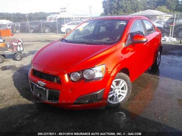 1G1JA5SHXC4108861 - 2012 CHEVROLET SONIC LS 橙色 照片 2
