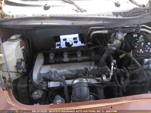 3GNDA13D47S609640 - 2007 CHEVROLET HHR LS ნარინჯისფერი ფოტო 10