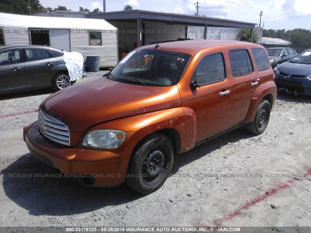 3GNDA13D47S609640 - 2007 CHEVROLET HHR LS ნარინჯისფერი ფოტო 2