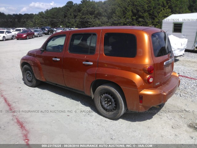 3GNDA13D47S609640 - 2007 CHEVROLET HHR LS ნარინჯისფერი ფოტო 3