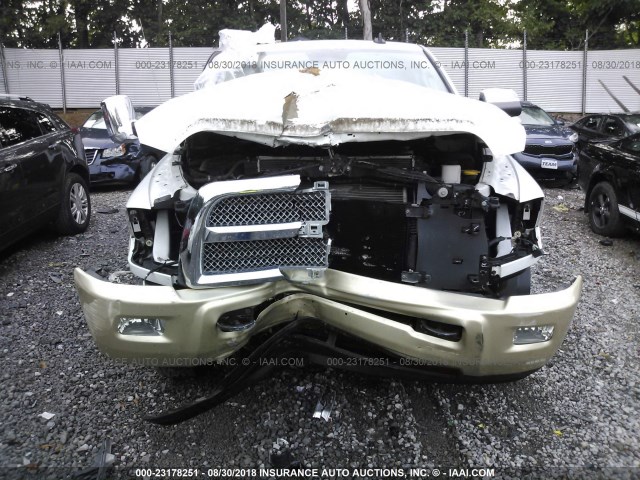 3C6UR5GL6DG594378 - 2013 RAM 2500 LONGHORN WHITE photo 6