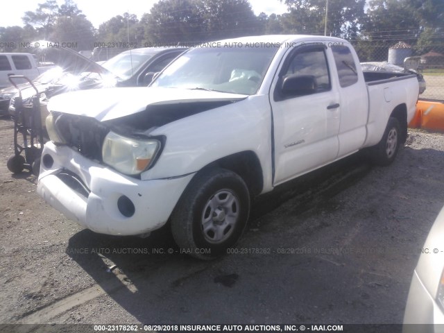 5TETX22N25Z042884 - 2005 TOYOTA TACOMA ACCESS CAB Ақ фото 2